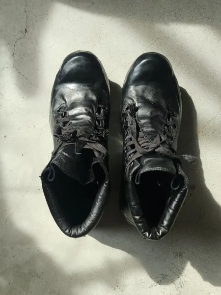 Maison Margiela Tabi Spike Sole White Leather Boots - 2