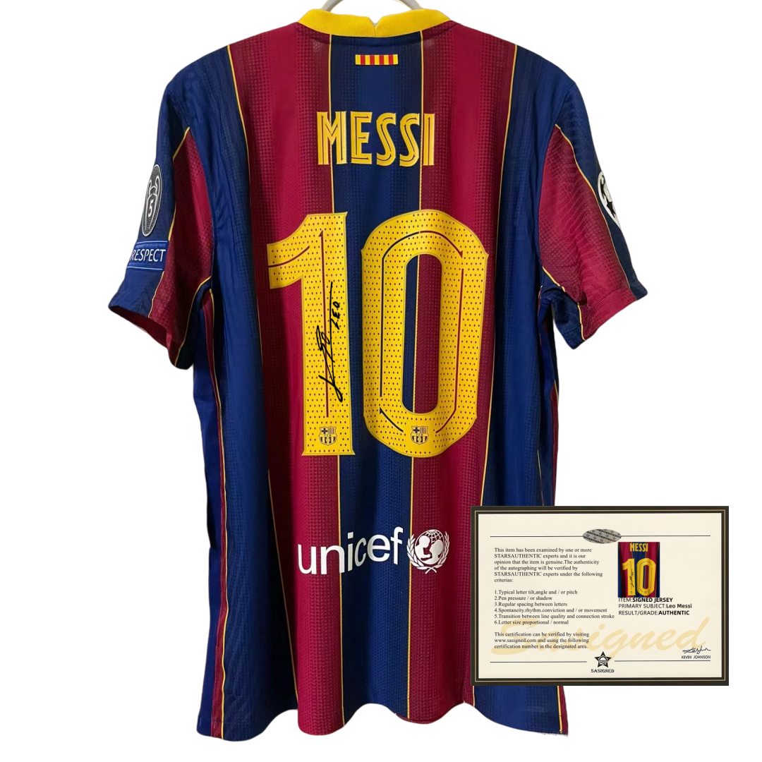 Signed Messi Jersey