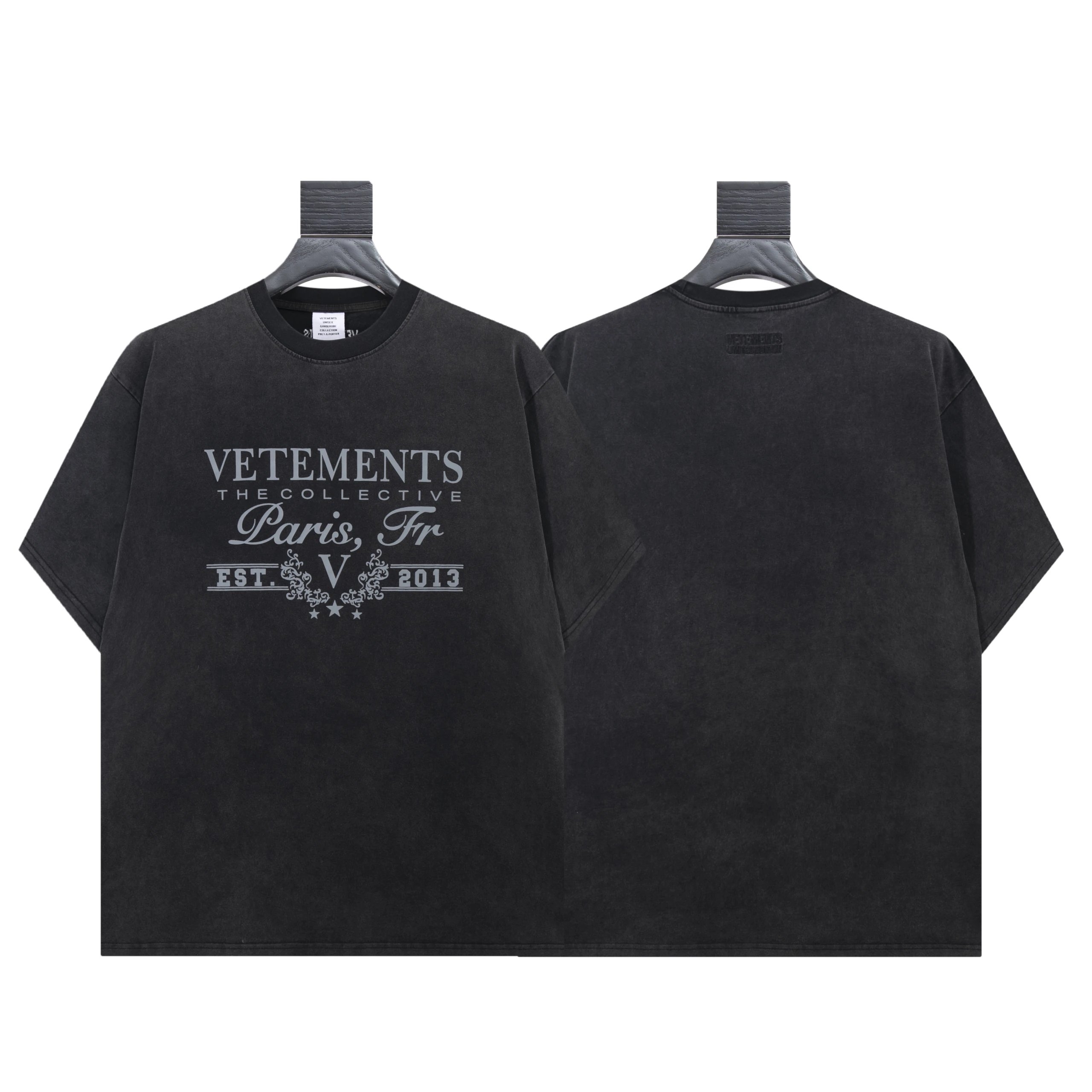 Gallery Dept. 'It Costs A Lot Of Money To Look This Cheap' Washed Black T-Shirt - 8
