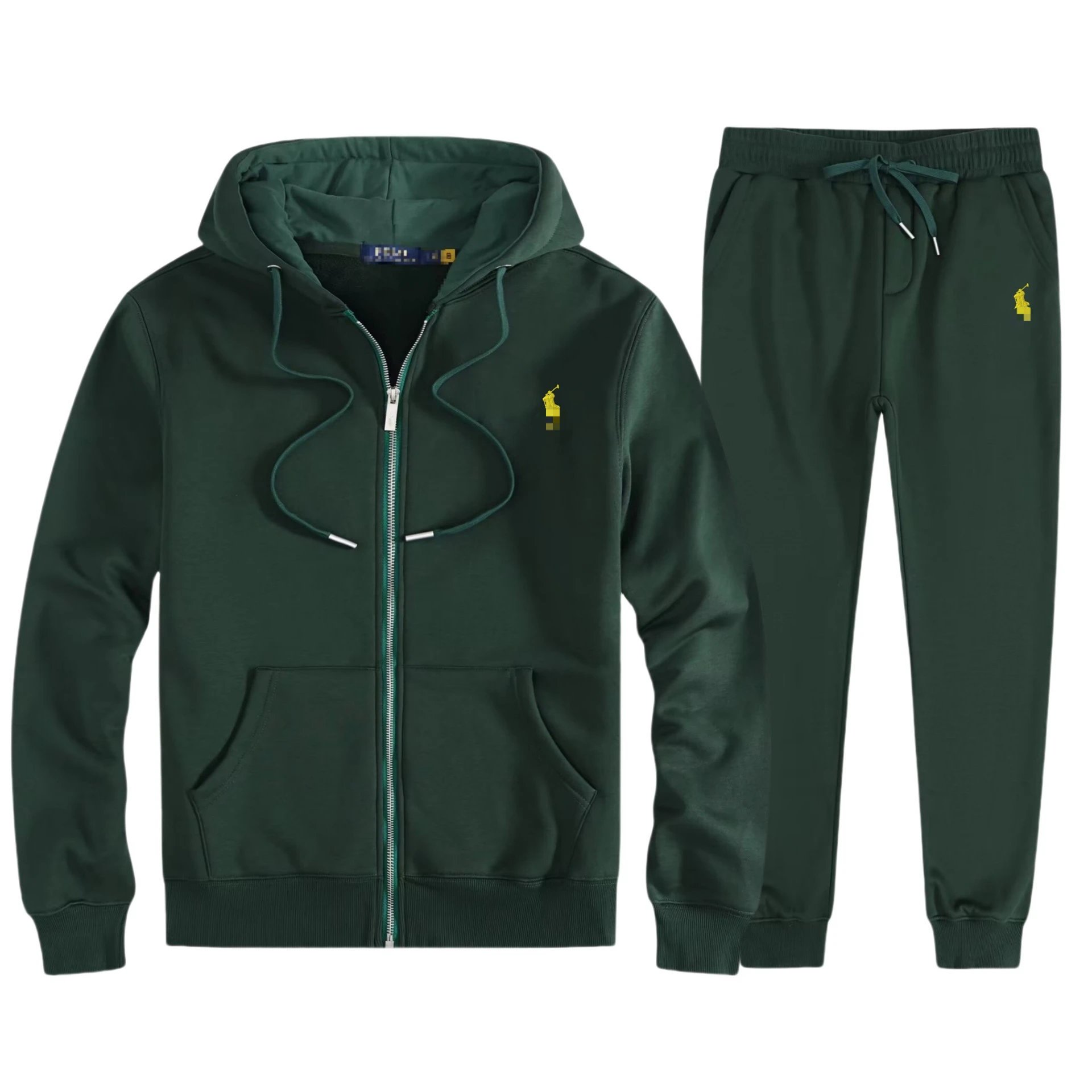 Dark green-gold label