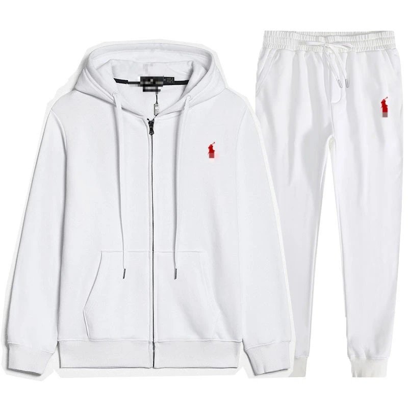 White suit-red label