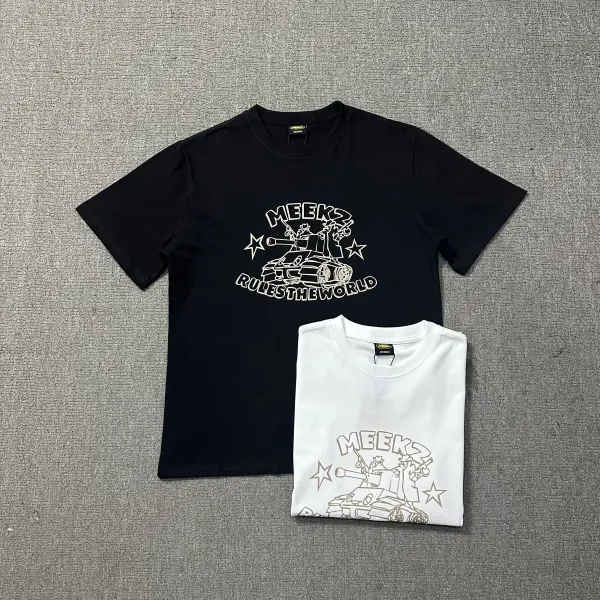 Gallery Dept. Oval Ship Print White T-Shirt - 16