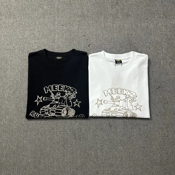 Gallery Dept. Oval Ship Print White T-Shirt - 15