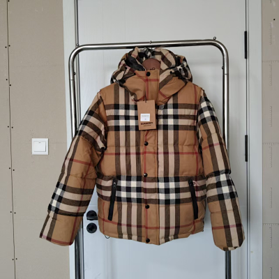 Burberry Classic Check Hooded Down Jacket - rep Burberry
