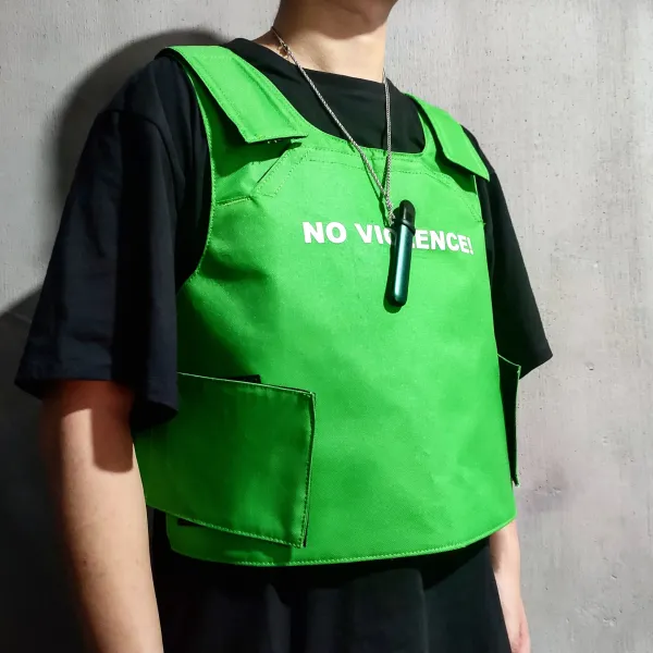 Design No Violence Vest Green - 2