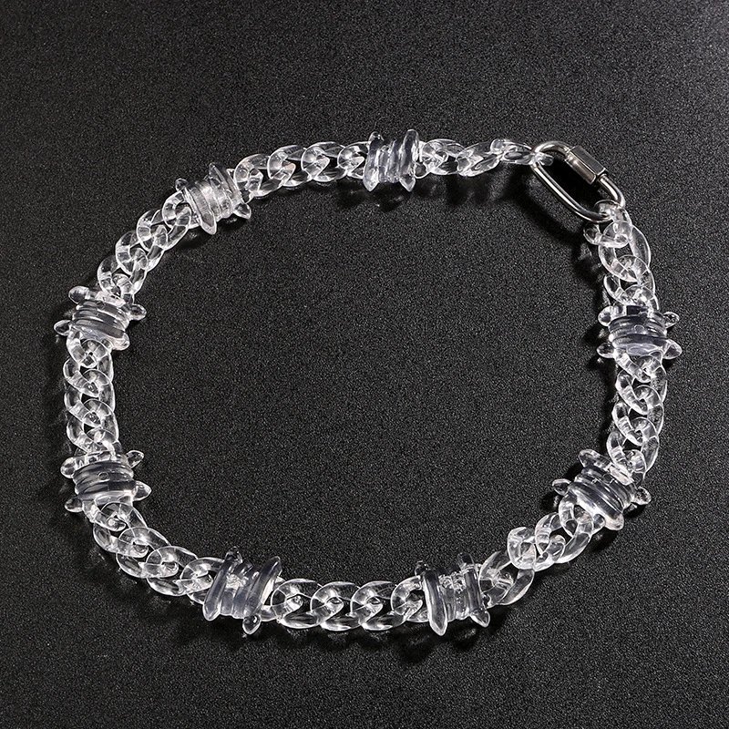 Acrylic Chrome Hearts Necklace 8