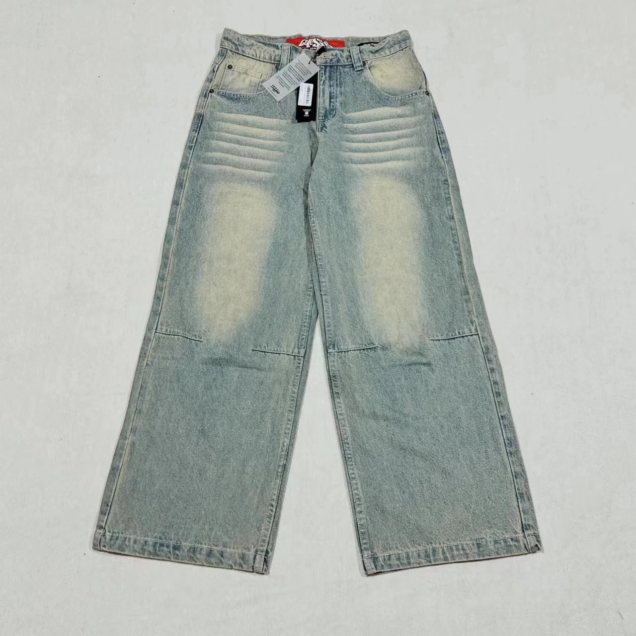 Jaded London Light Wash Colossus Fit Jeans Light Washed · 5