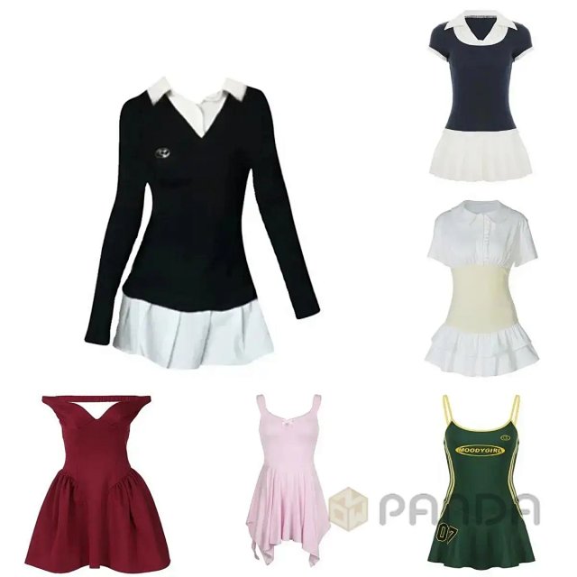 College-style dress: seller detail photo 1