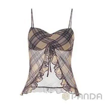 Hollowed-out backless halter top: seller detail photo 4