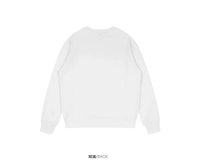 AMI Paris Hoodies & Sweatshirts Crewneck sweatshirt with red heart embroidery product detail image 12
