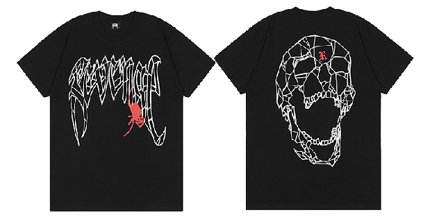 revenge skull tee