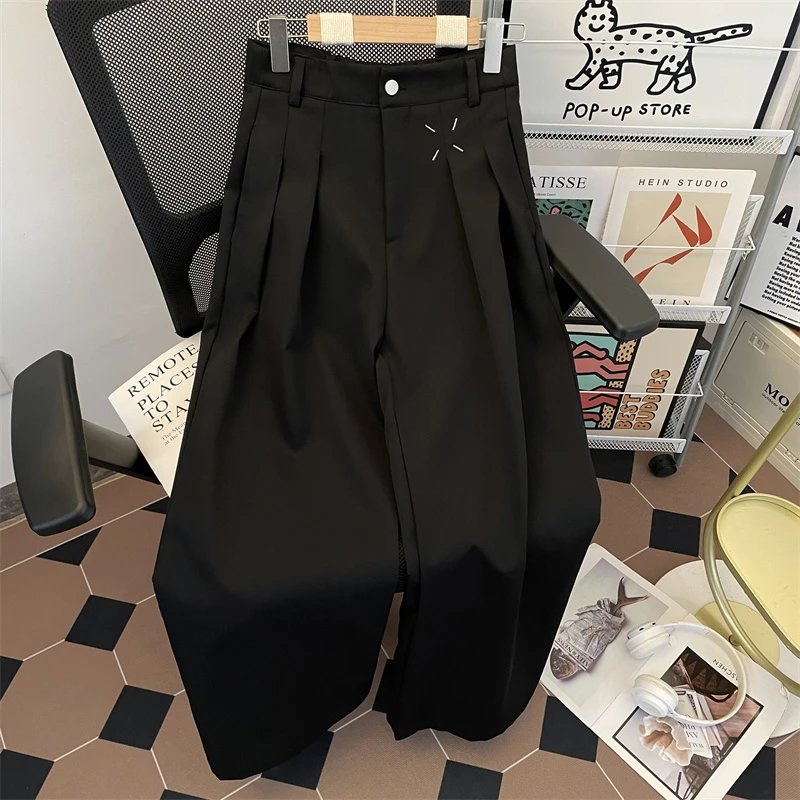 Three-Dimensional Deconstructed Niche Drape Wide-Leg Suit · 2