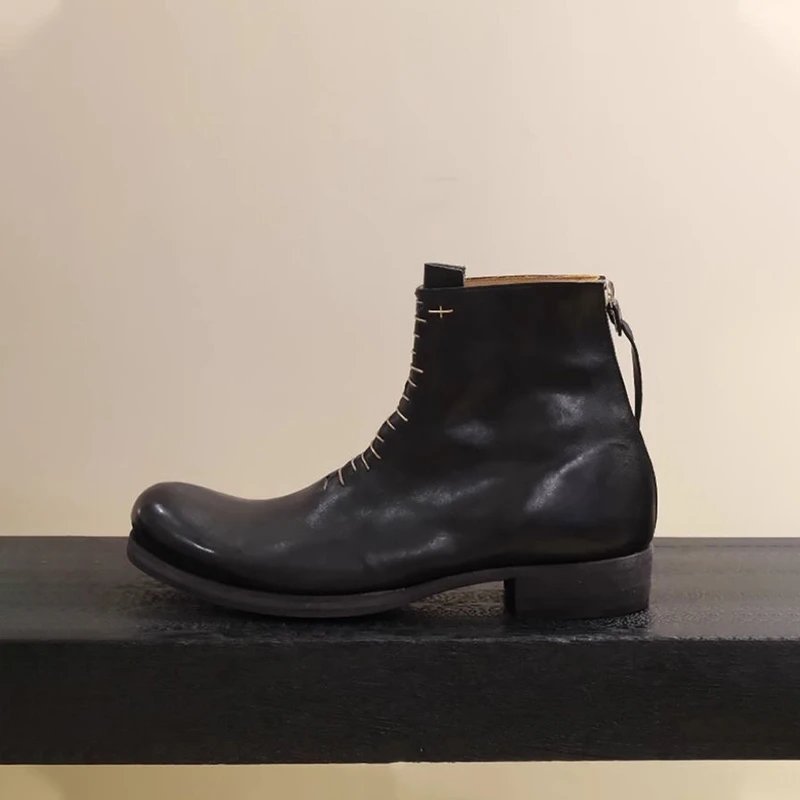 Distressed Chelsea Boots · 3