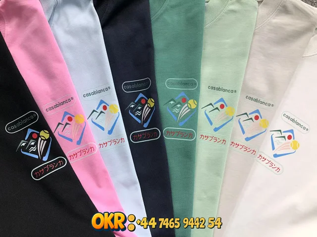 Casablanca T-Shirts Tennis Club Chest Graphic product detail image 7