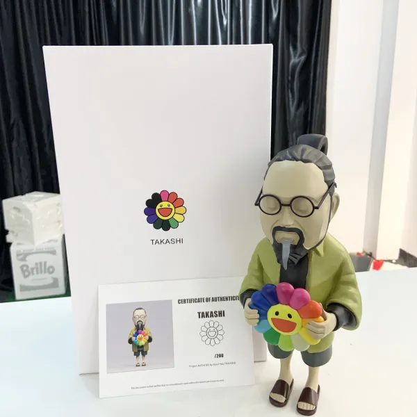 Design Takashi Murakami x Danil Yad Flower Man Figurine Multicolor Collectible Accessories - 1