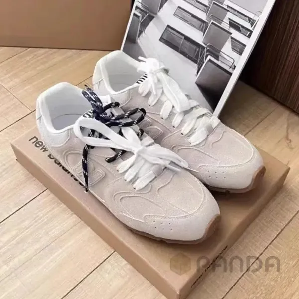 Design Velcro Strap Suede Sneakers Yellow - 5