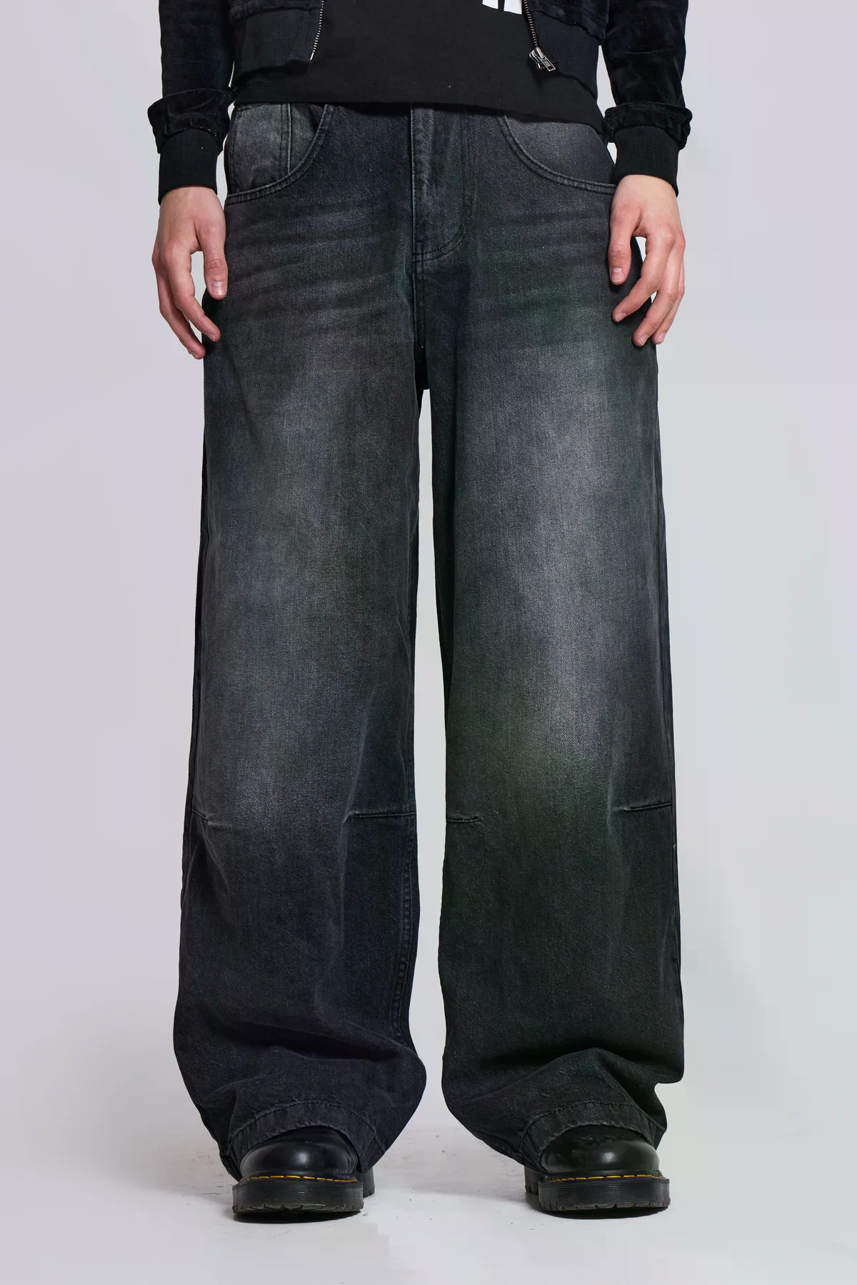 Jaded London Light Wash Colossus Fit Jeans Light Washed