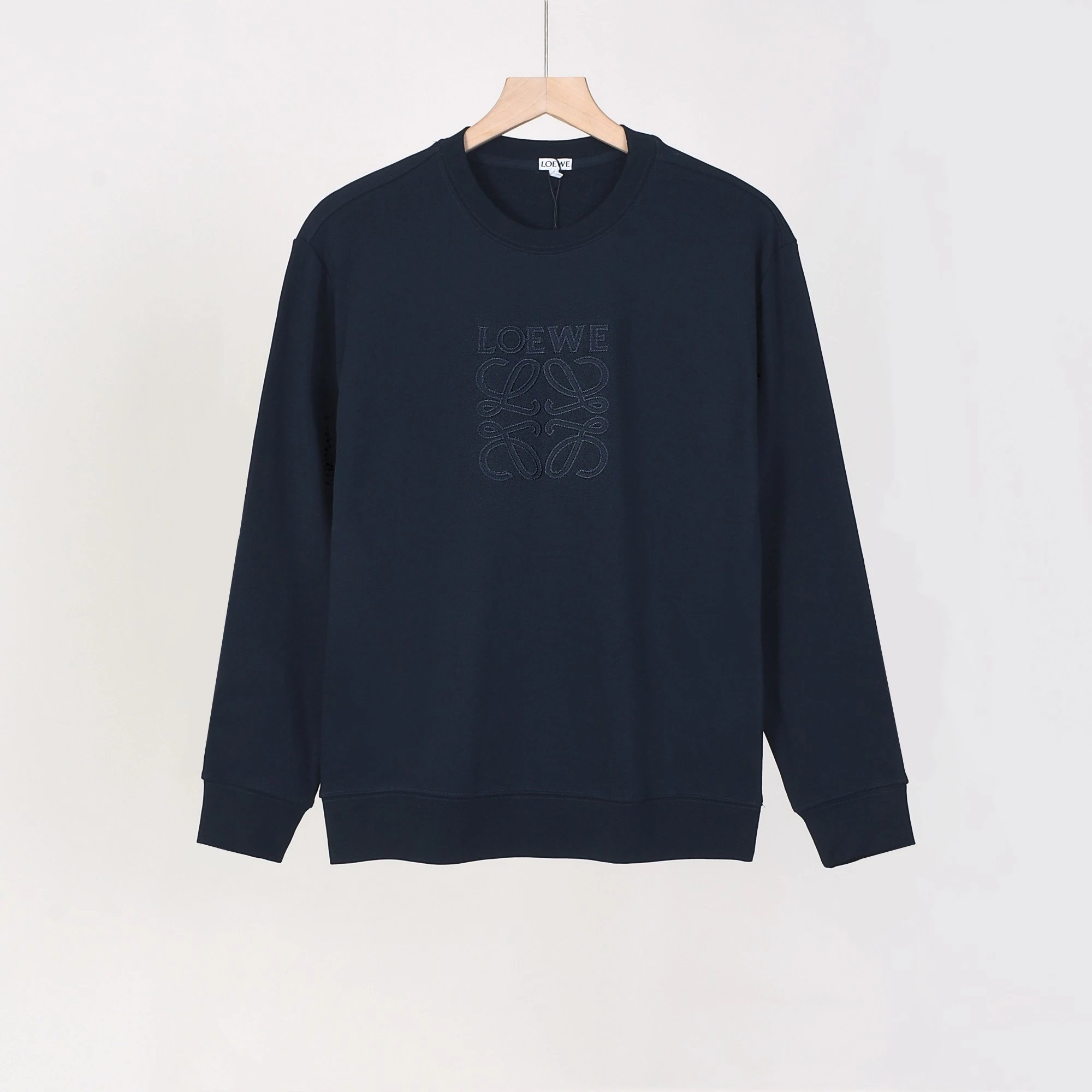 Loewe Anagram Embroidered Black Sweater - 3