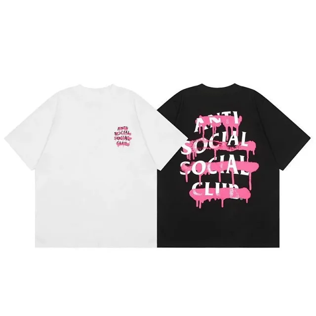 Anti Social Club T-Shirts Short-Sleeve Graphic Logo T-Shirt product detail image 13