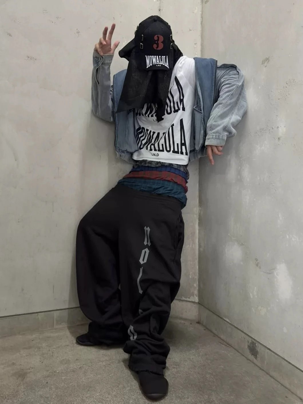 Mowalola Double Sweat Opium Yvl Style Visual Print Slim · 2
