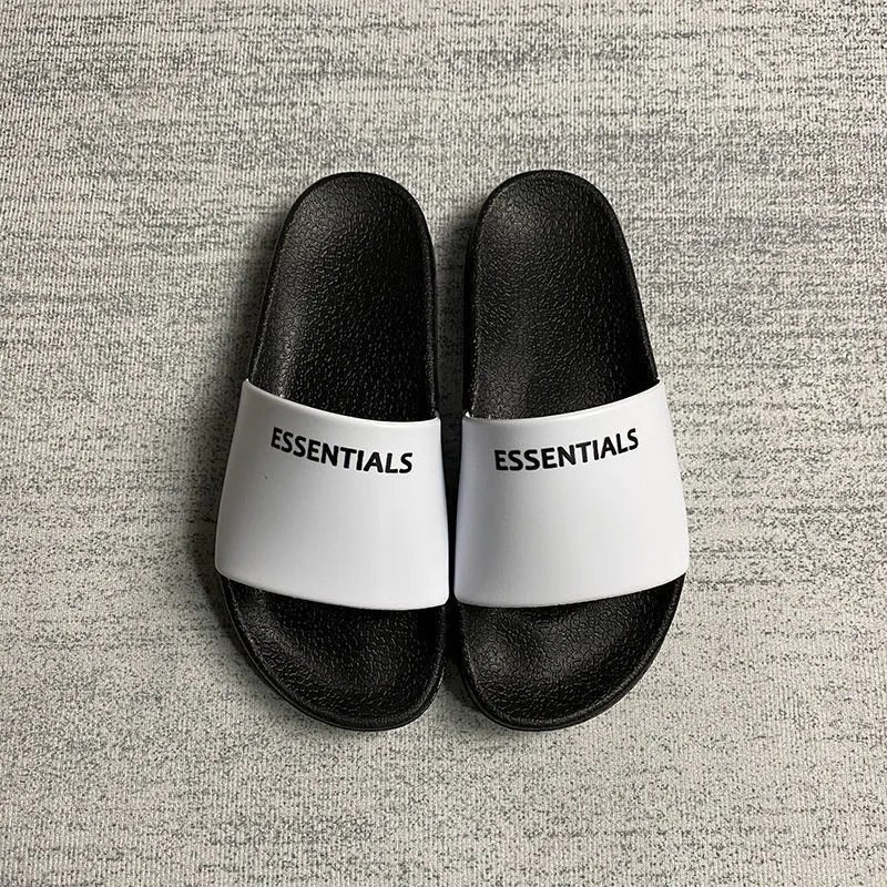 Fear of God Essentials Fear of God Essentials Black and White Slides Black
