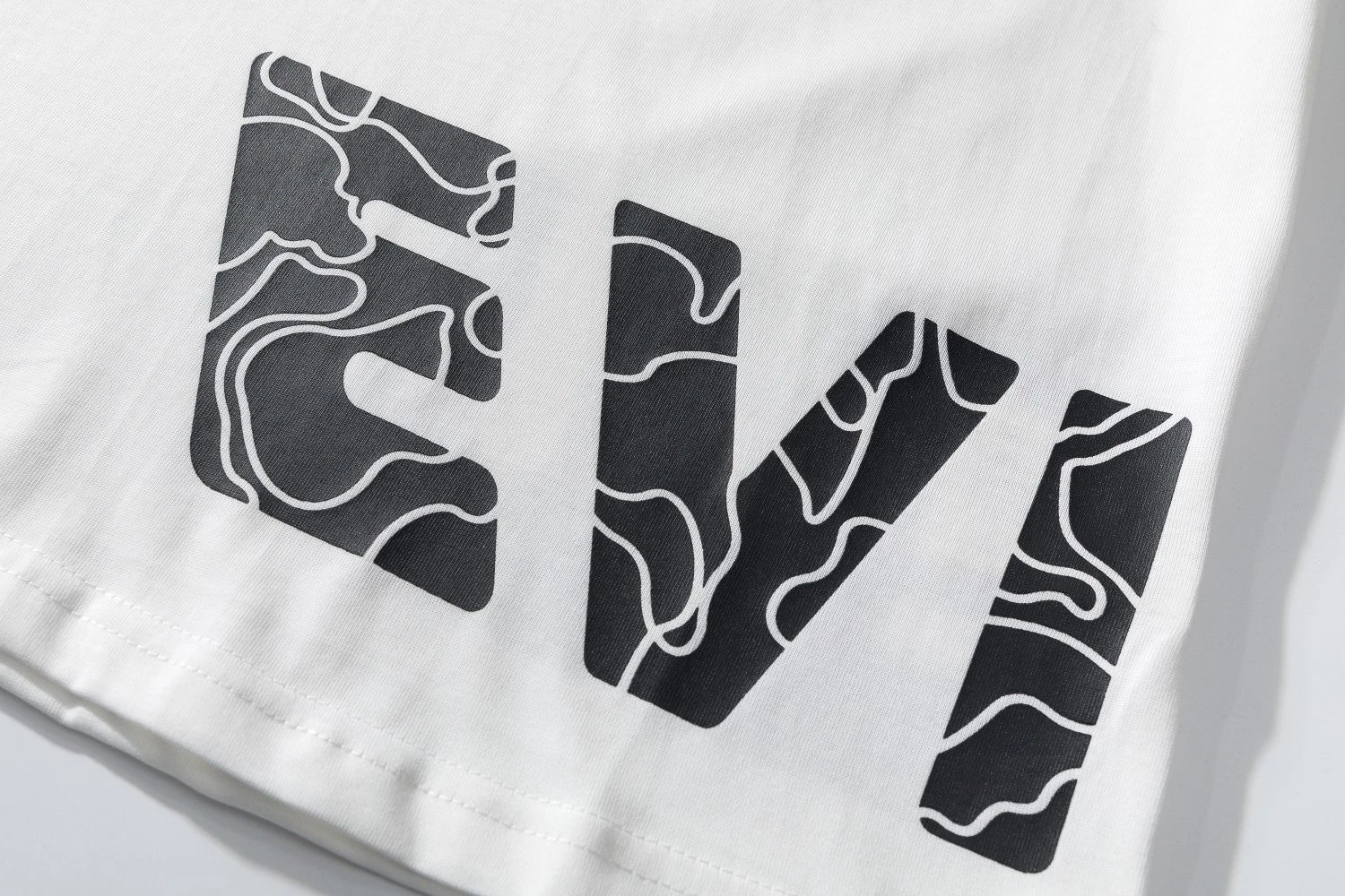 Evisu × Traditional Japanese Pattern Boomerang Graphic Black T-Shirt - 15