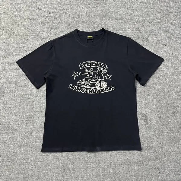Gallery Dept. Oval Ship Print White T-Shirt - 14
