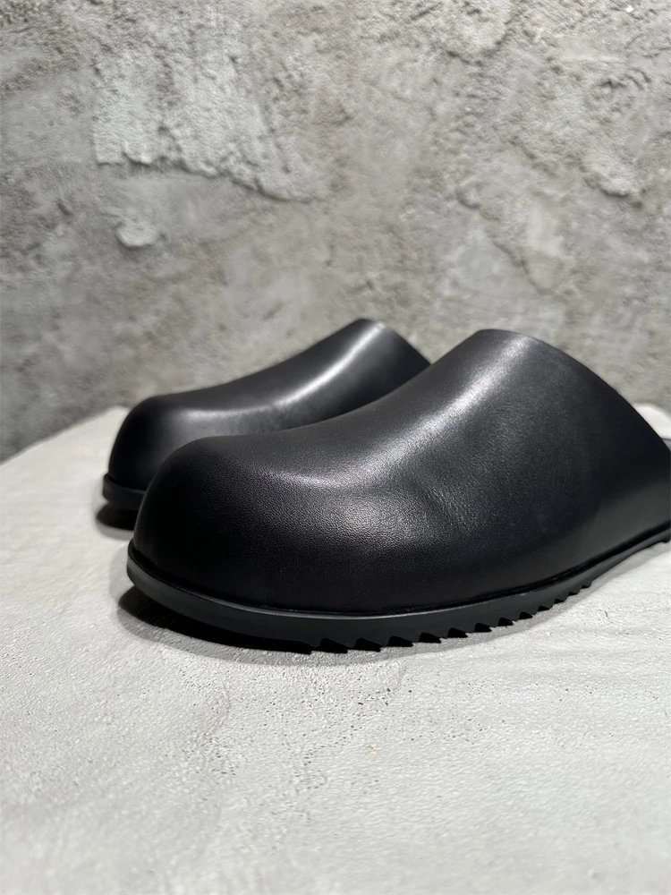 Xuanzhan Big-Head Derby Thick-Soled Baotou · 2