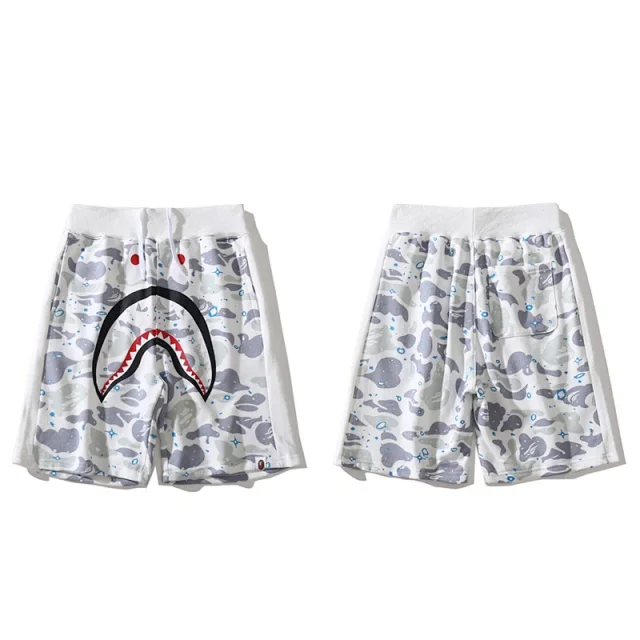 A BATHING APE Shorts Shark Face Camo product detail image 12