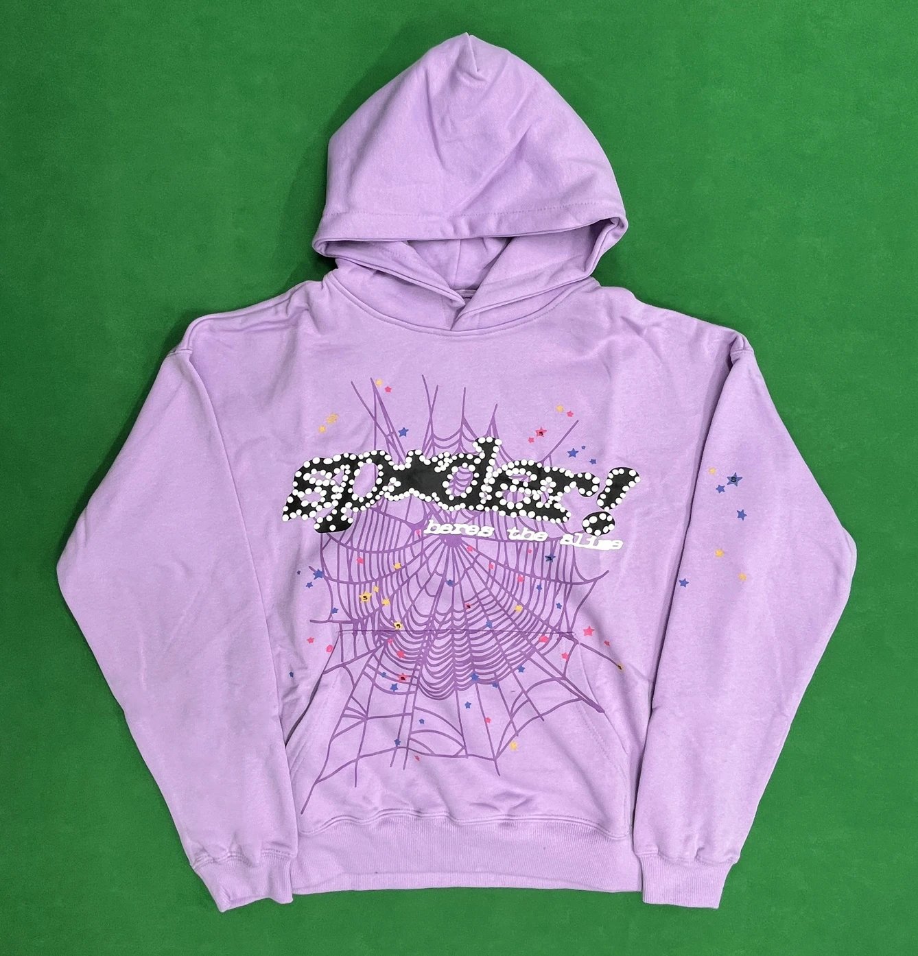 Spider! Spider Web Hoodie Purple