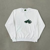 White Font Round Neck Sweat