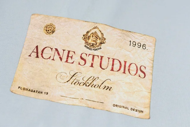 Acne Studios T-Shirts Stockholm 1996 Graphic Long-Sleeve T-Shirt product detail image 16
