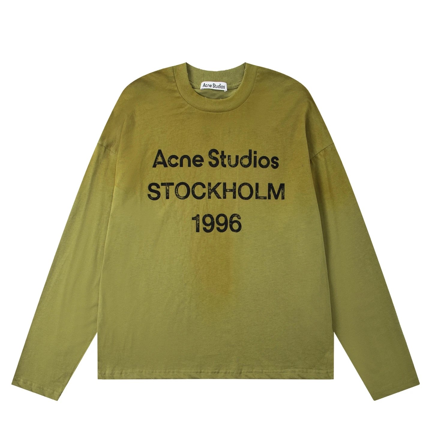 Acne Studios Acne Studios Olive Green Long Sleeve T-Shirt Olive