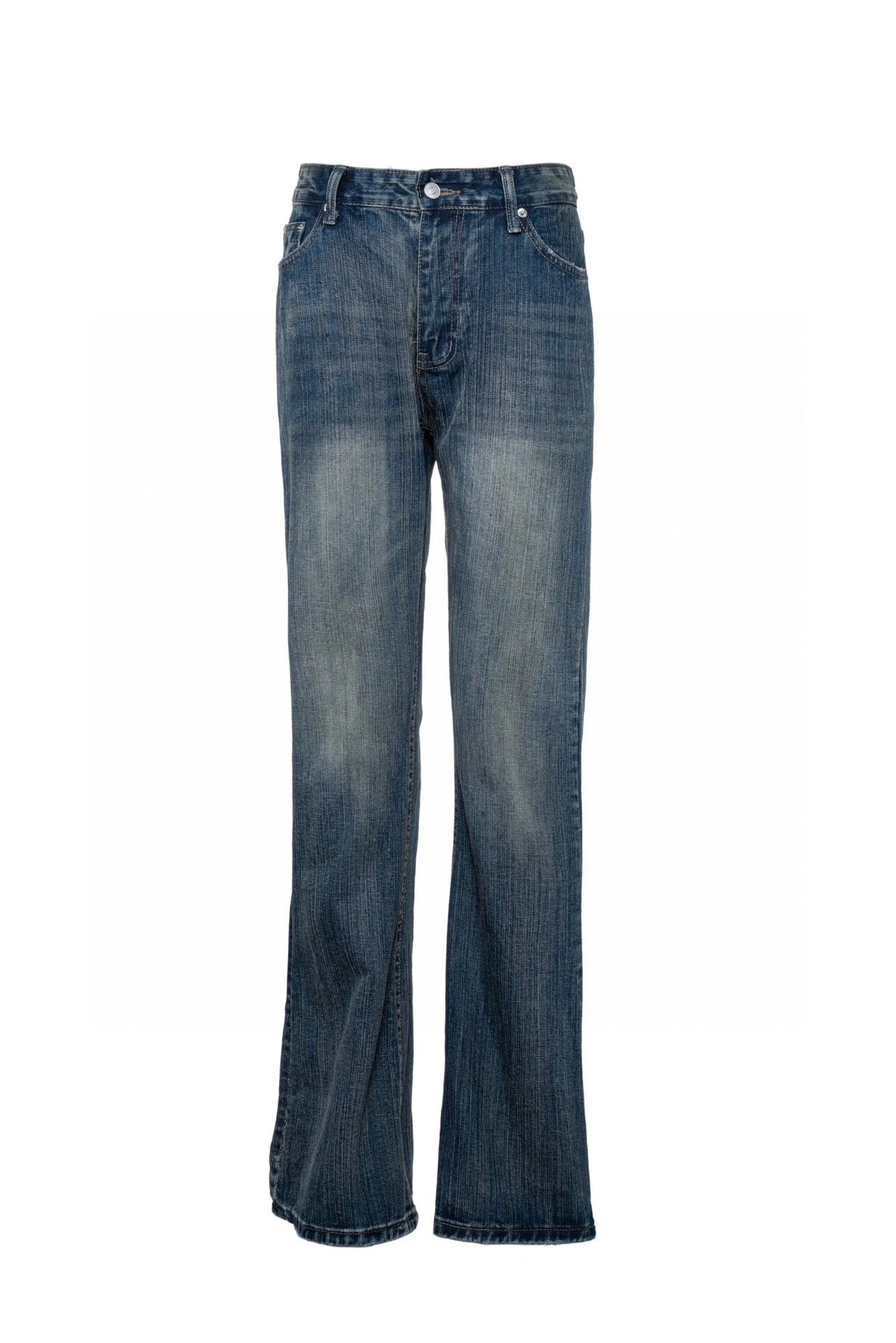Balenciaga Logo Print Distressed Black Jeans - 8