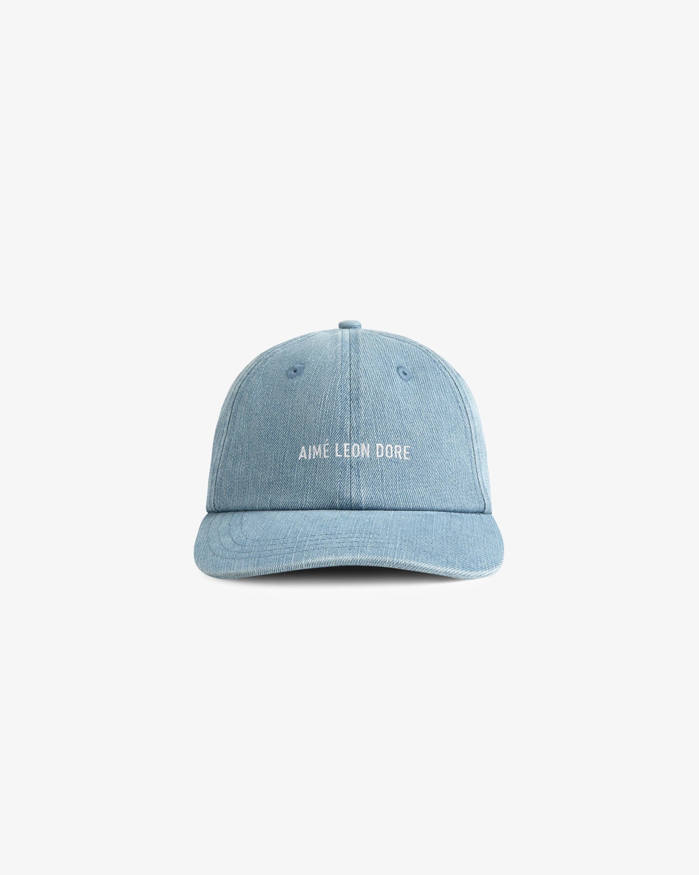 Aime Leon Dore Core Denim Logo Hat Denim Embroidered · 2