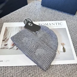 thumbnail for High quality cross autumn and winter woolen knitted hat