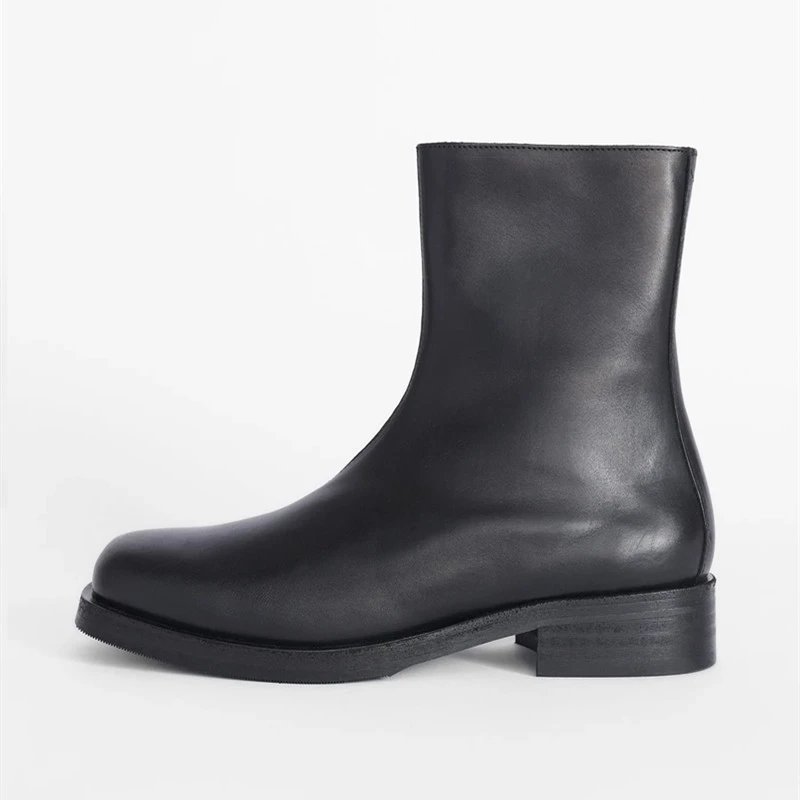 Our Legacy Black Boots Genuine Leather 3