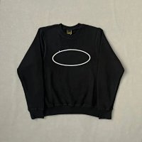 Black sailboat round neck sweater