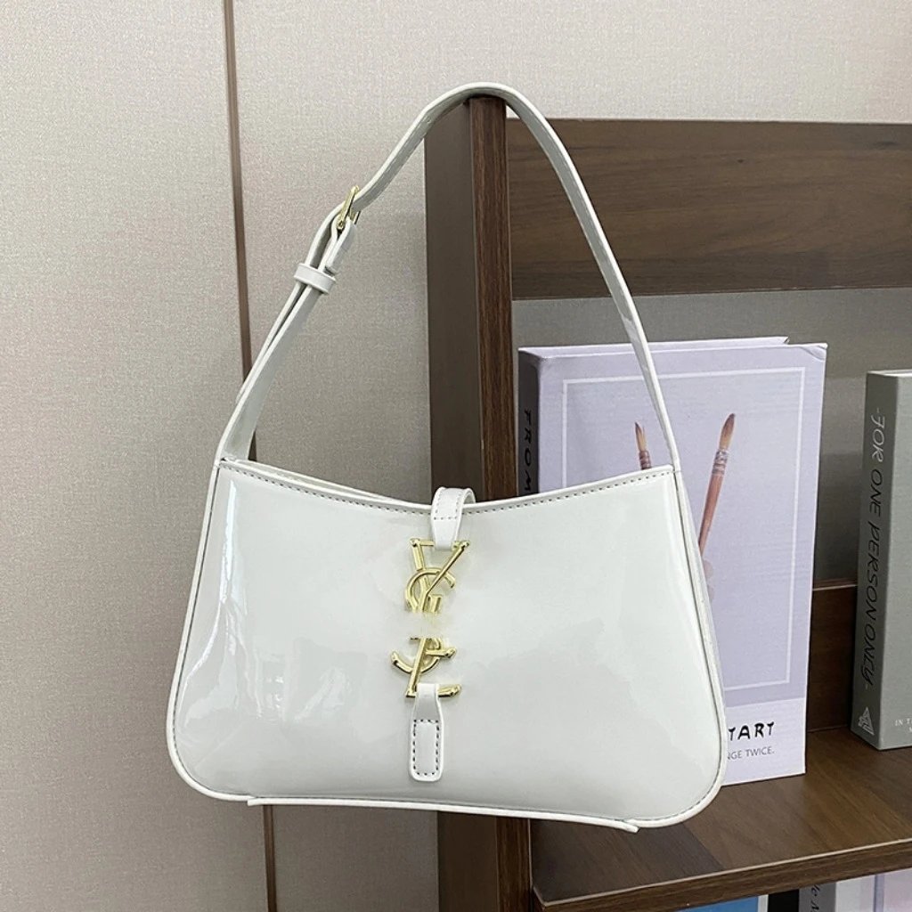 French Explosions 25 Years New Armpit Bag Women's Bags Cross-border Fashion All-match Textile Solid Color Shoulder Bag