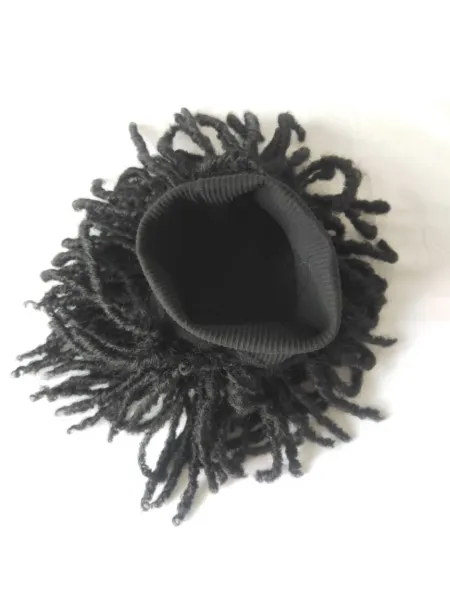 Design Dreadlock Wig Cap Black Hat - 1
