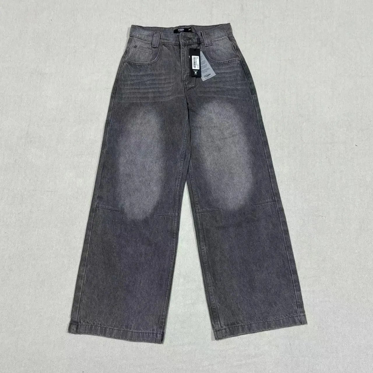 Jaded London Jeans Colossus Fit wide-leg — Washed gray