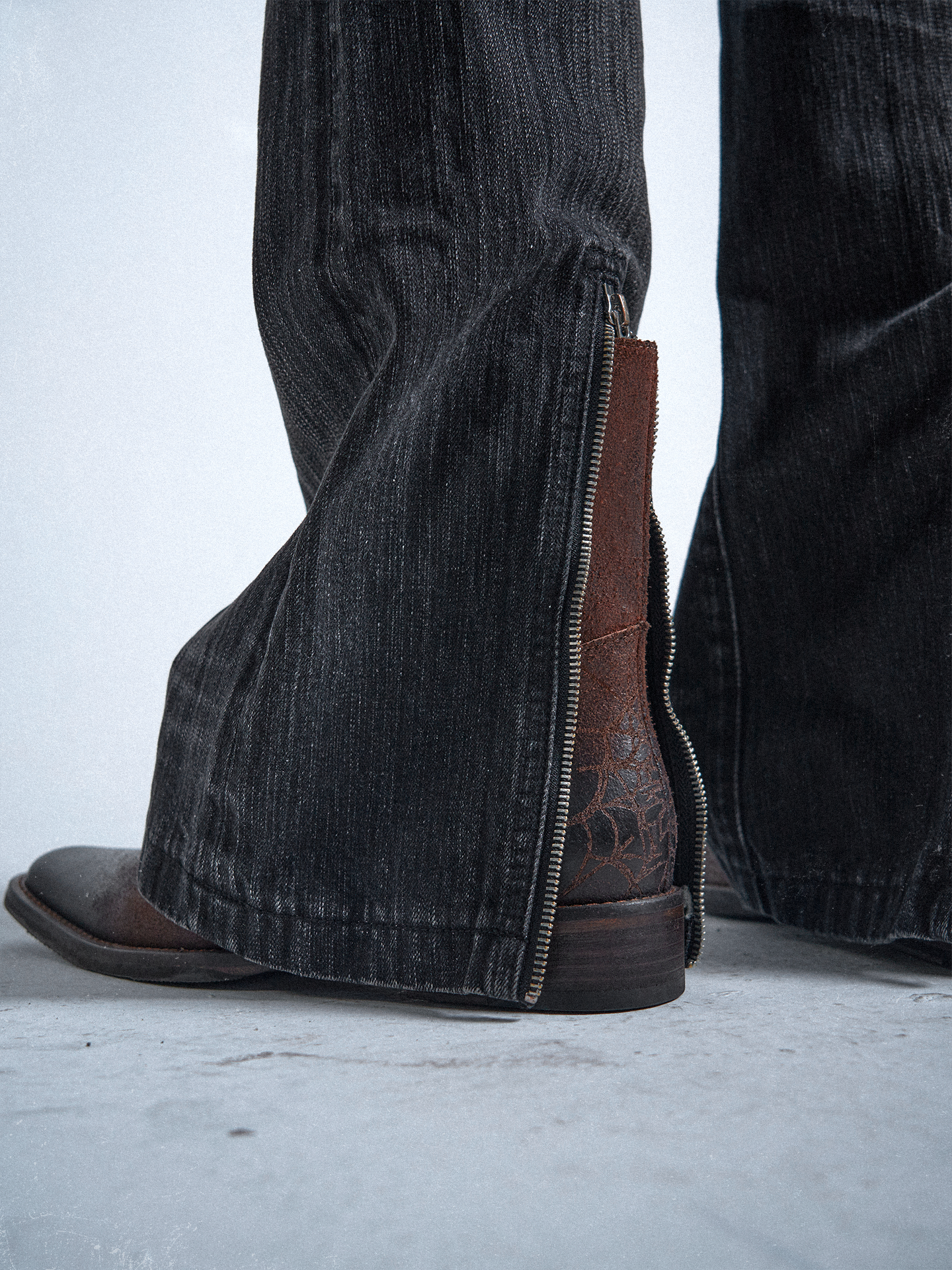 Mosen Noe 'Texan Boots' Distressed Leather · 3