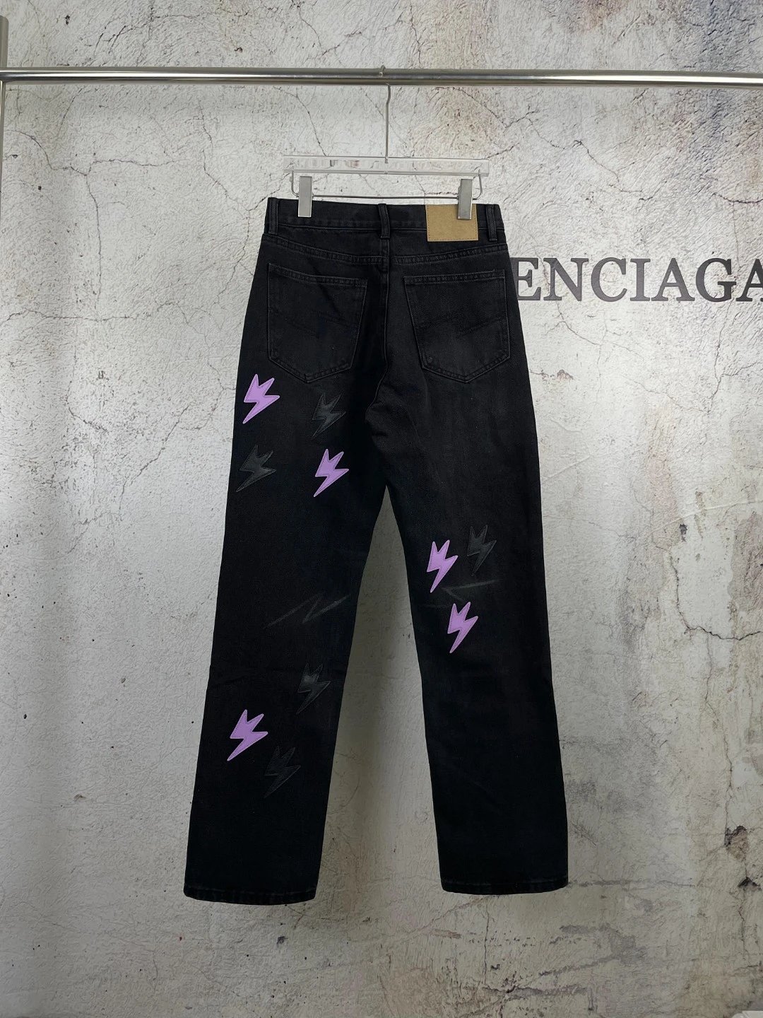 Chrome Hearts Cross & Skull Embroidered Black Straight-Leg Jeans product detail 14 in Litbuy spreadsheet finds