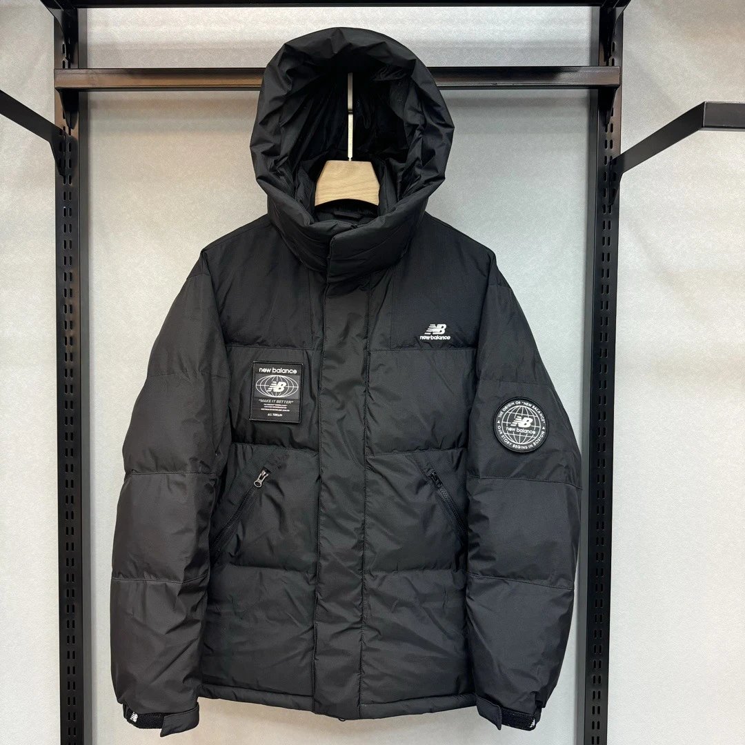 New Balance Down Jackets Hooded puffer styles, including faux-fur-trim hood options image 3