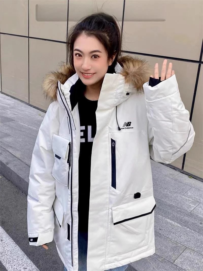 New Balance Down Jackets Hooded puffer styles, including faux-fur-trim hood options image 12