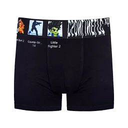 thumbnail for Csonlinellc Game Network Management Infringement Logo Modal Ice Silk Quick-Drying Skin-Friendly Underwear Boxer Briefs