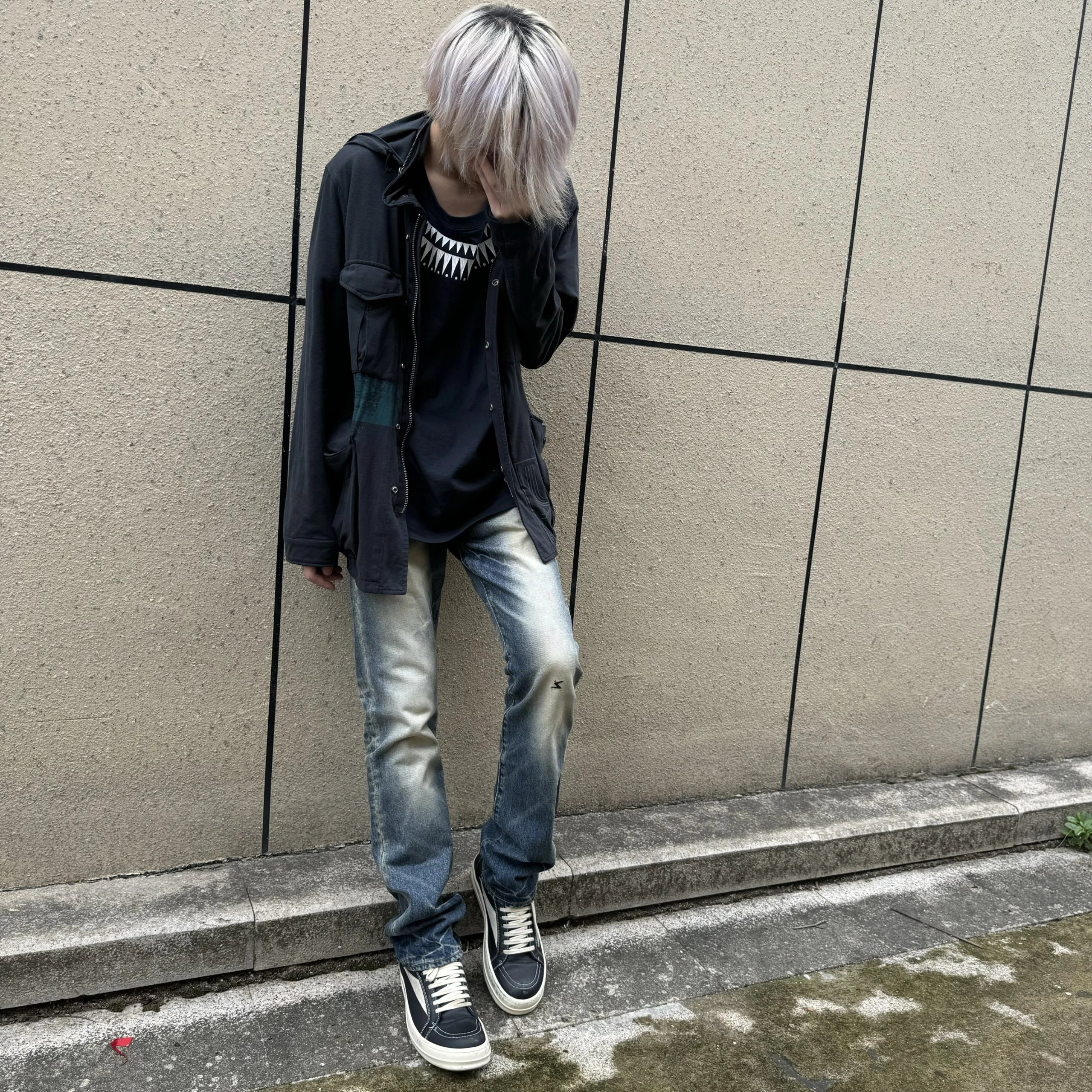 【Heavyweight Model】Aurora Independent Non-Undercover 07 T-Era Zipper Jeans Archive
