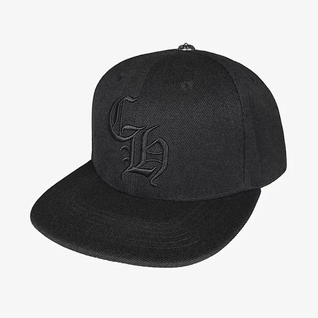 Chrome Hearts Hats Embroidered Logo Patch Flat-Brim Cap product detail image 22