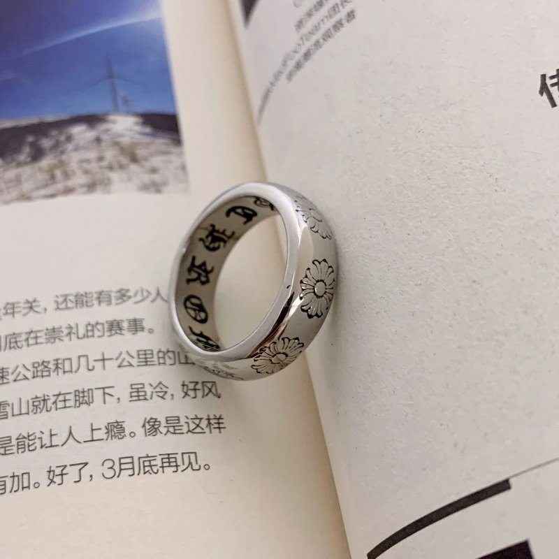 Chrome Hearts Silver Cross Motif Ring Set Jewelry - 3
