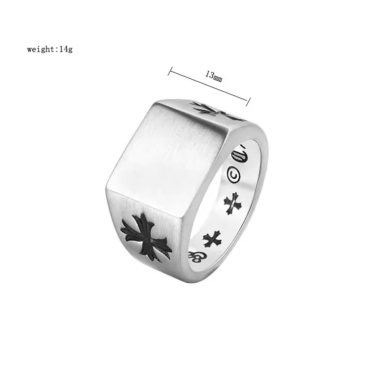 square cruciform ring